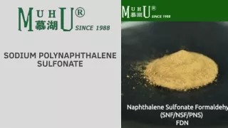 Sodium Polynaphthalene Sulfonate-Improves Stability