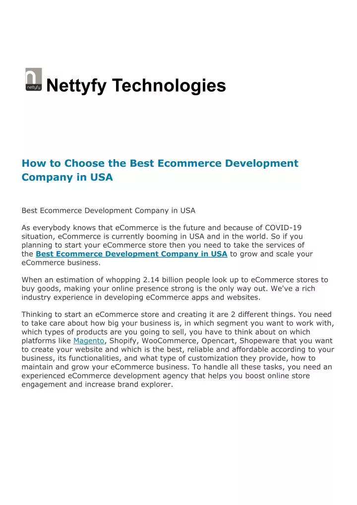 nettyfy technologies