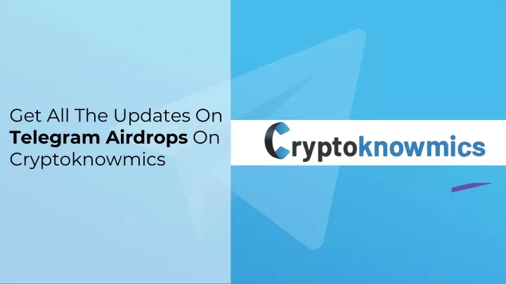 get all the updates on telegram airdrops