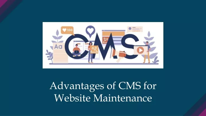 advantages of cms for website maintenance
