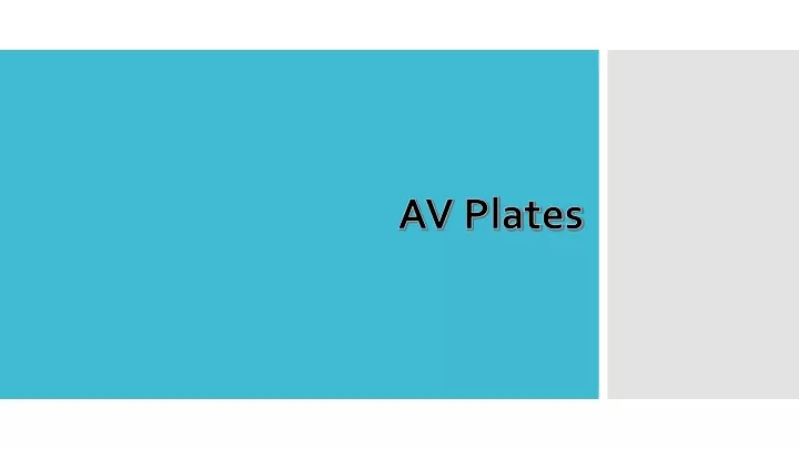 av plates