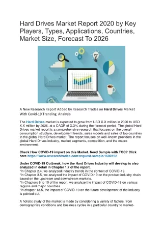 hard drives market report 2020 by key players