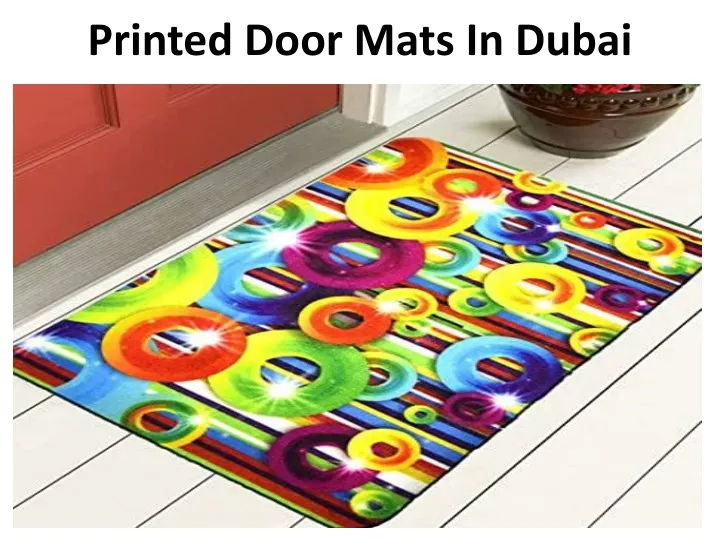 printed door mats in dubai