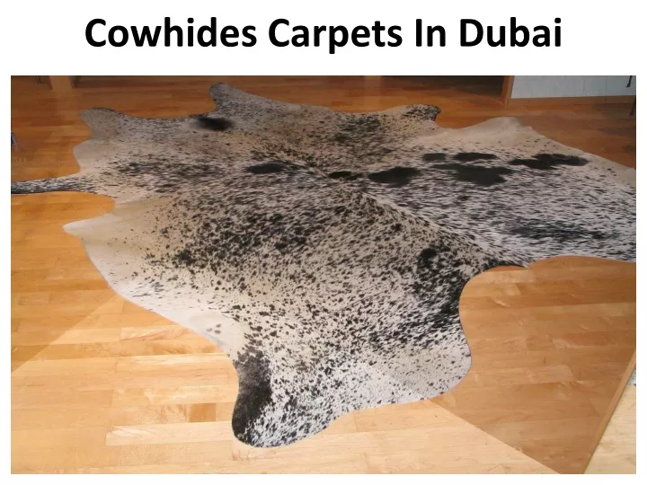 cowhides carpets in dubai