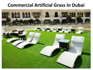 commercial artificial grass in dubai