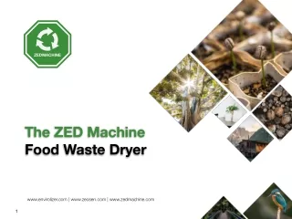 Zed Machine EcoSmart Food Waste Dryer / Dehydrator