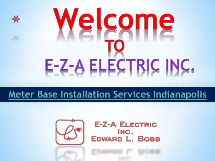 welcome to e z a electric inc