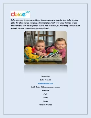 Baby Toys Company | Dolcetoys.com