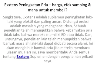 Exxtens ulasan – perangkat tambahan pria, harga & mana untuk membeli?