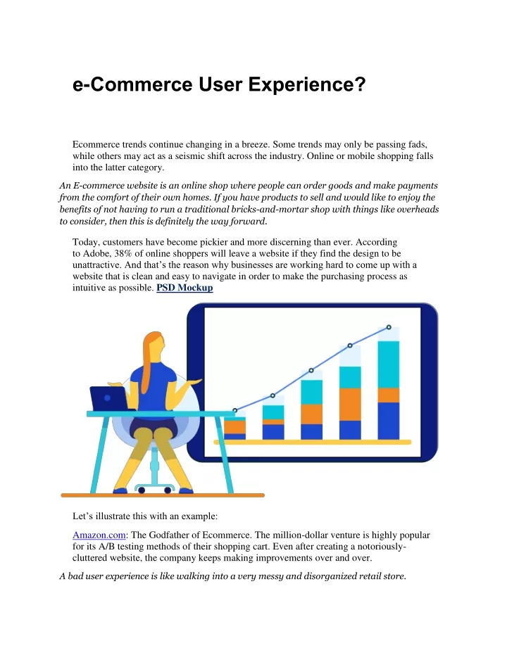 e commerce user experience