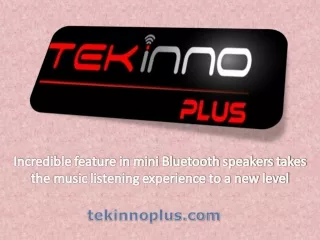 Incredible feature in mini Bluetooth speakers takes the music listening experience to a new level