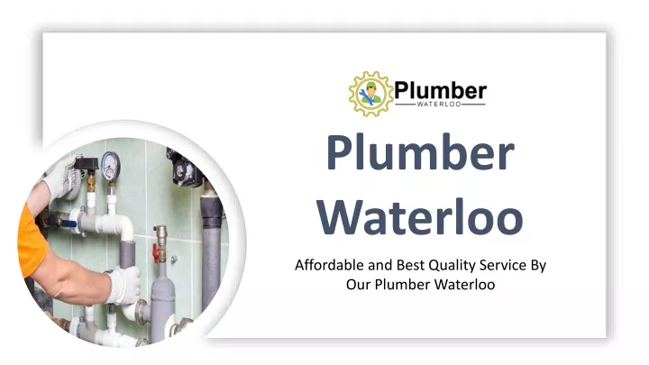 plumber waterloo