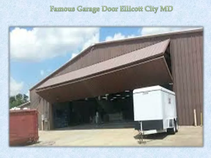 famous garage door ellicott city md