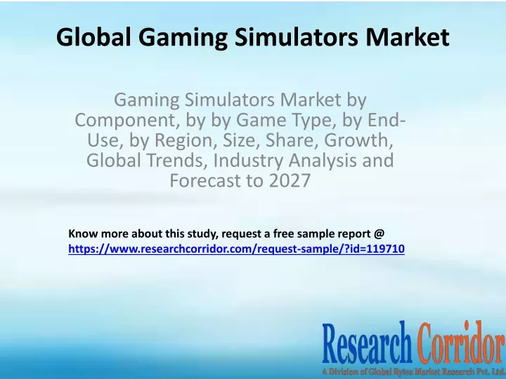 global gaming simulators market