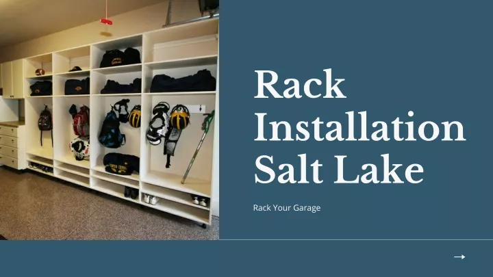 rack installation salt lake
