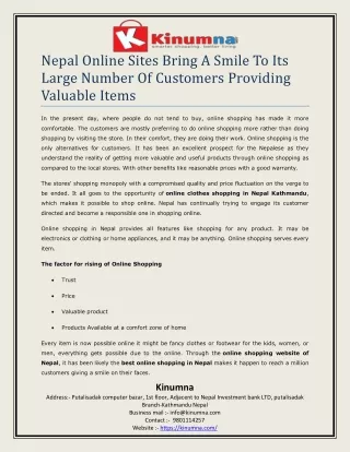 nepal online sites bring a smile to its large