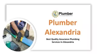 Best Quality Assurance Plumbing Services In Alexandria