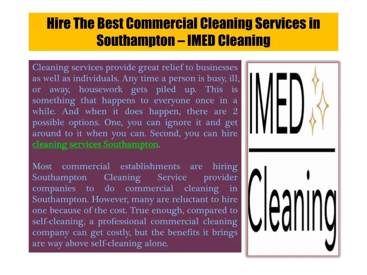 hire the best commercial cleaning services