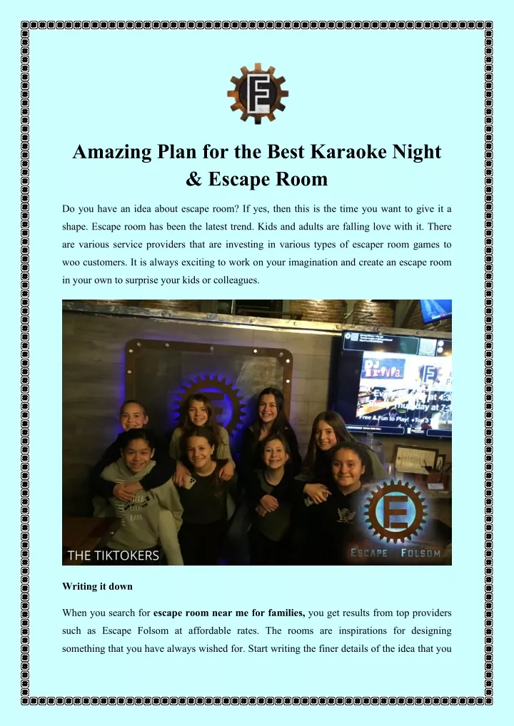 amazing plan for the best karaoke night escape