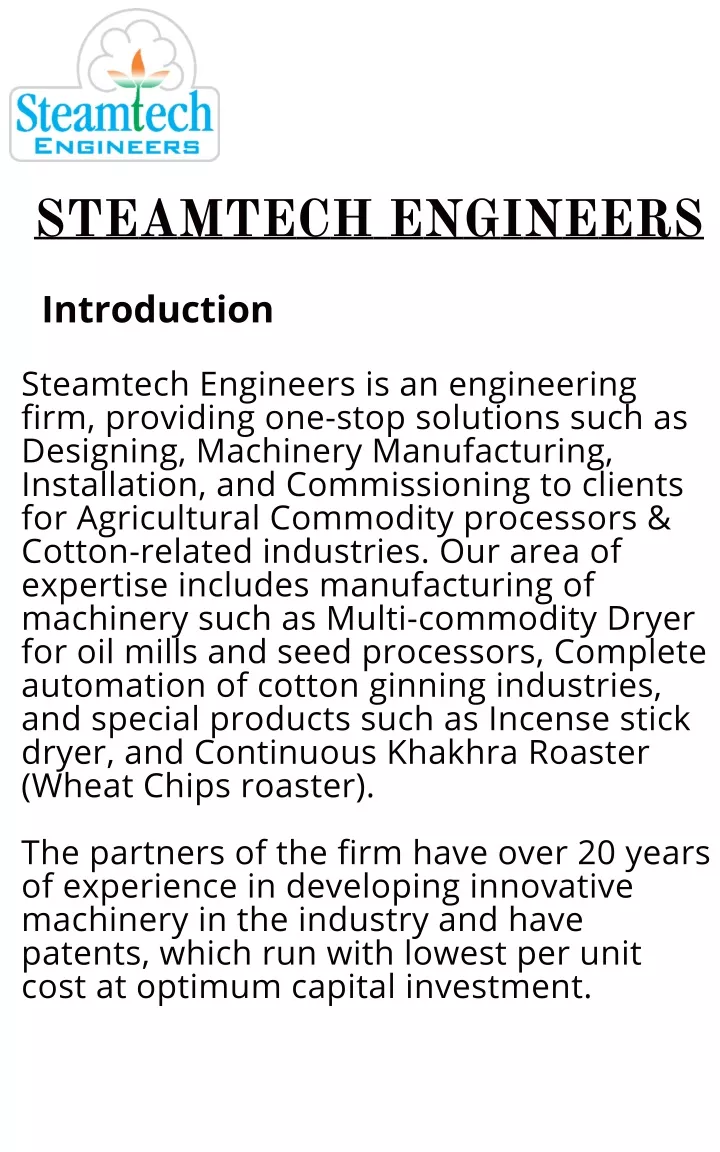 steamtech engineers