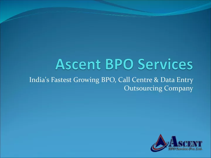 ascent bpo services