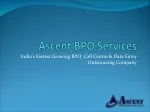 Data Entry Services and Call Center Services - slide 1