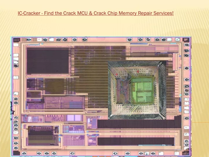 ic cracker find the crack mcu crack chip memory