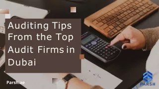 auditing tips