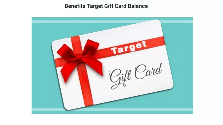 benefits target gift card balance