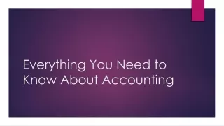 everything you need to know about accounting