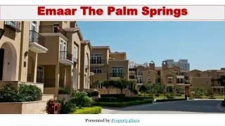 Emaar The Palm Springs for Rent in Gurgaon- Property4Sure