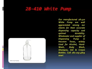 28-410 White Pump