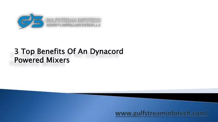 3 top benefits of an dynacord powered mixers