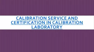 Calibration and instrument Certification  BestLabs Singapore