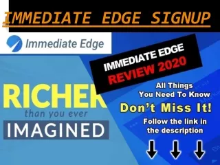 Immediate Edge, Immediate Edge Price, Reviews, Signup