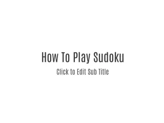 Sudoku