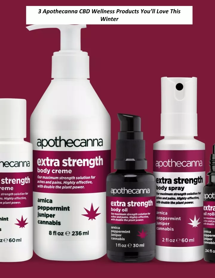 3 apothecanna cbd wellness products you ll love