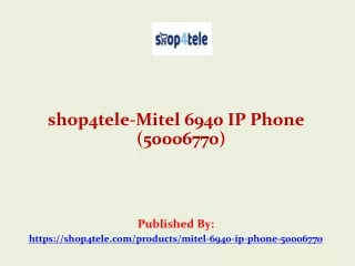 shop4tele-Mitel 6940 IP Phone (50006770)