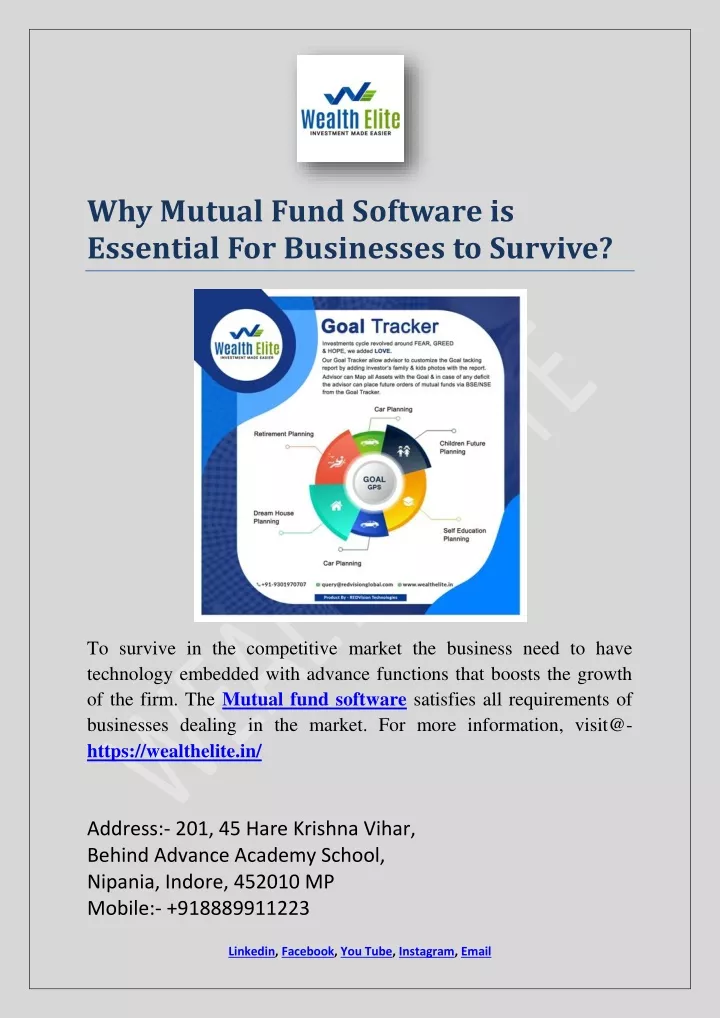 why mutual fund software is essential