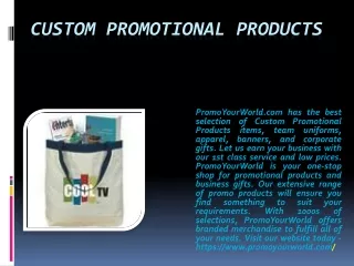 custom promotional products