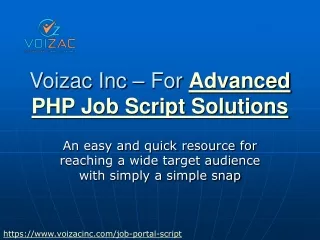 Advanced PHP Job Script Solutions