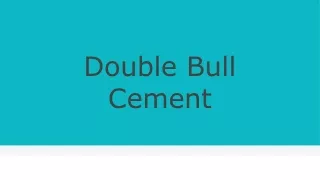 double bull cement