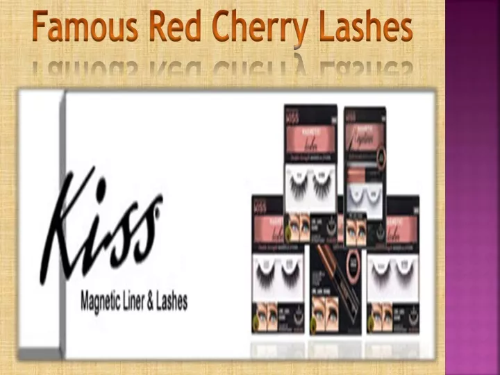 famous red cherry lashes