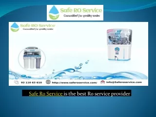 Ro Service || saferoservice