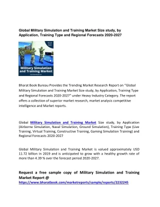 global military simulation and training market