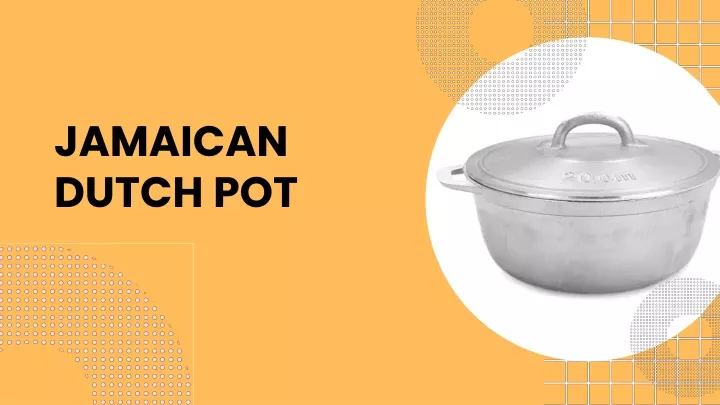 Jamaican Dutch Pot Cast Iron Dutch Pot Dutchie or Dutchy Made in