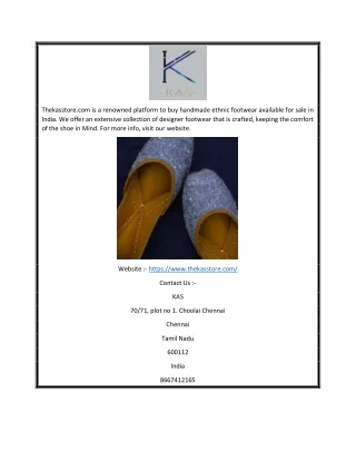 Bridal Footwear for Sale Online | Thekasstore.com