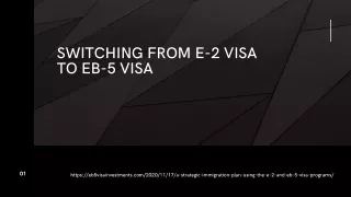 Switching from E-2 Visa to EB-5 Visa