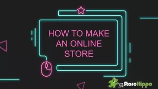how to make an online store