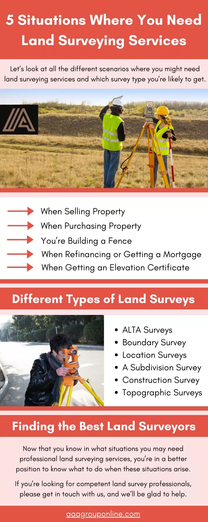 5 situations where you need land surveying